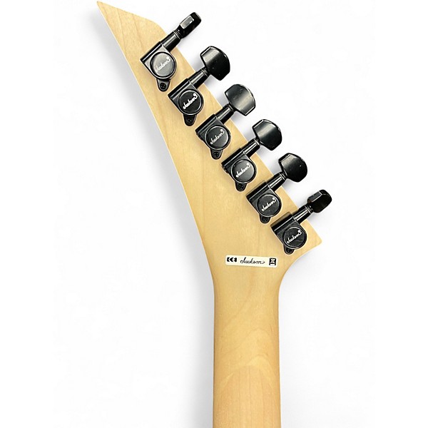 Used Jackson JS Series Rhoads JS32T Black and White Solid Body Electric Guitar