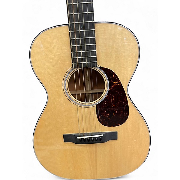 Used 2017 Martin Custom Shop 0-18 Natural Acoustic Electric Guitar