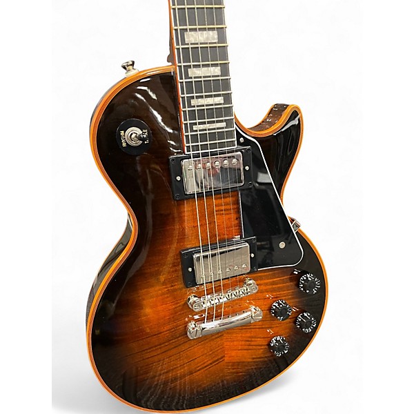 Used 2025 Epiphone LES PAUL CUSTOM WIDOW ORANGE BURST Solid Body Electric Guitar