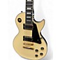 Used Epiphone Les Paul Custom Blackback Pro Antique Ivory Solid Body Electric Guitar