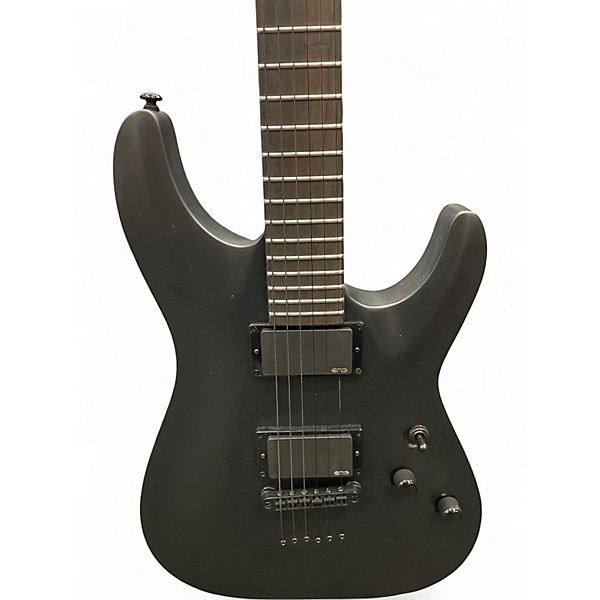 Used 2024 Schecter Guitar Research C1 Platinum Blackout Satin Black Solid Body Electric Guitar