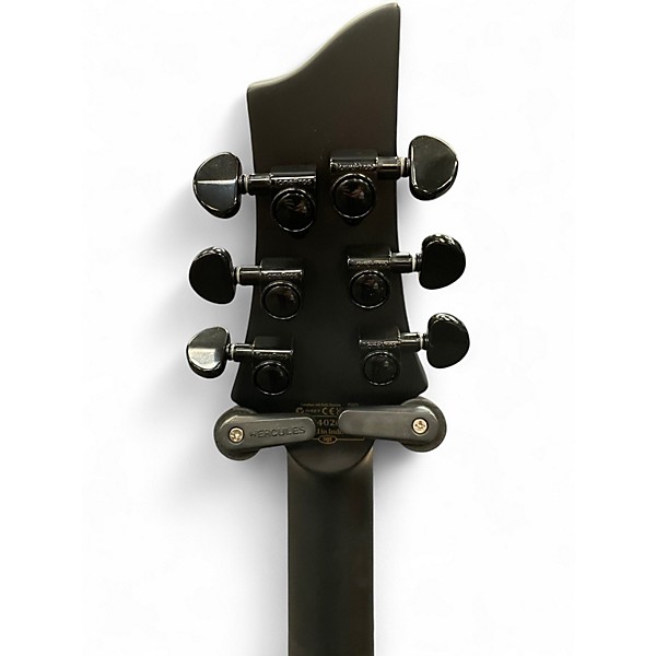 Used 2024 Schecter Guitar Research C1 Platinum Blackout Satin Black Solid Body Electric Guitar