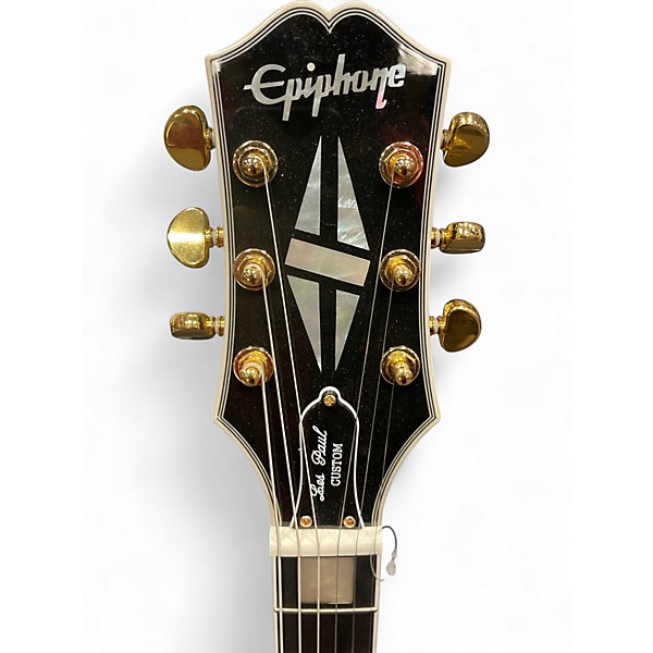 Used 2024 Epiphone Les Paul Custom  Cobra Burst Solid Body Electric Guitar
