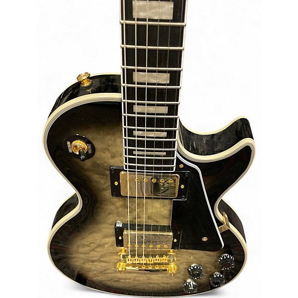 Used 2024 Epiphone Les Paul Custom  Cobra Burst Solid Body Electric Guitar