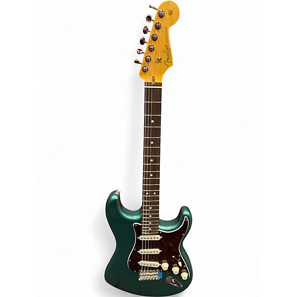 Used 2025 Fender Fender American Professional Classic Stratocaster Faded Sherwood Green Metallic Solid Body Electric Guitar