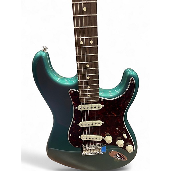 Used 2025 Fender Fender American Professional Classic Stratocaster Faded Sherwood Green Metallic Solid Body Electric Guitar