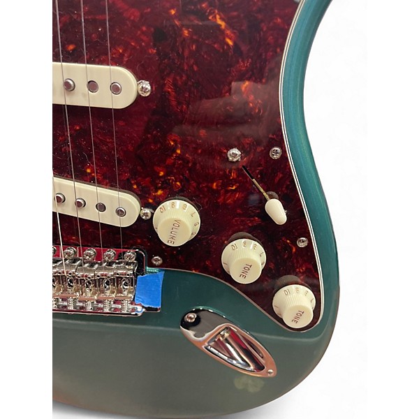 Used 2025 Fender Fender American Professional Classic Stratocaster Faded Sherwood Green Metallic Solid Body Electric Guitar
