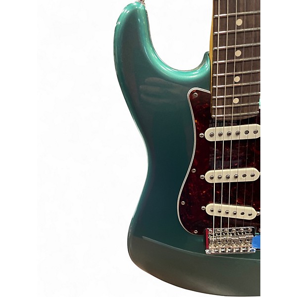 Used 2025 Fender Fender American Professional Classic Stratocaster Faded Sherwood Green Metallic Solid Body Electric Guitar