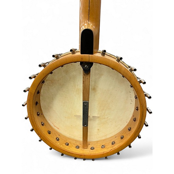 Used Langstile  5 String Open back Natural Banjo