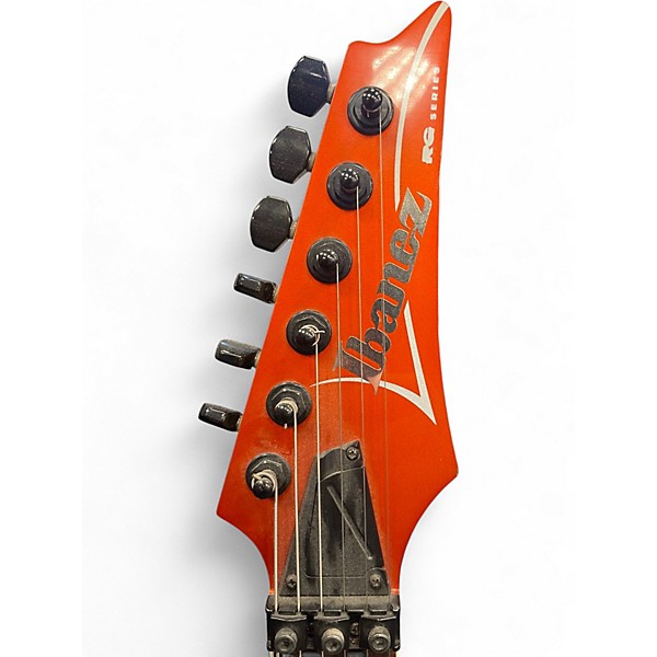 Used Ibanez RG370DXZ Orange Solid Body Electric Guitar