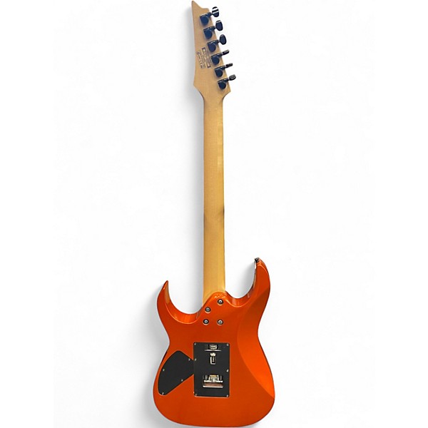 Used Ibanez RG370DXZ Orange Solid Body Electric Guitar