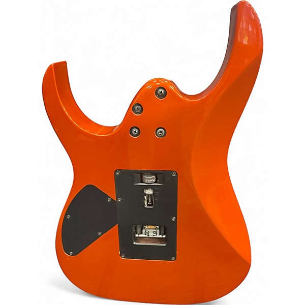 Used Ibanez RG370DXZ Orange Solid Body Electric Guitar