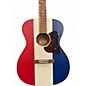 Used Recording King RDA-9 DIRTY 30S Red White and Blue Acoustic Guitar