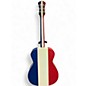 Used Recording King RDA-9 DIRTY 30S Red White and Blue Acoustic Guitar