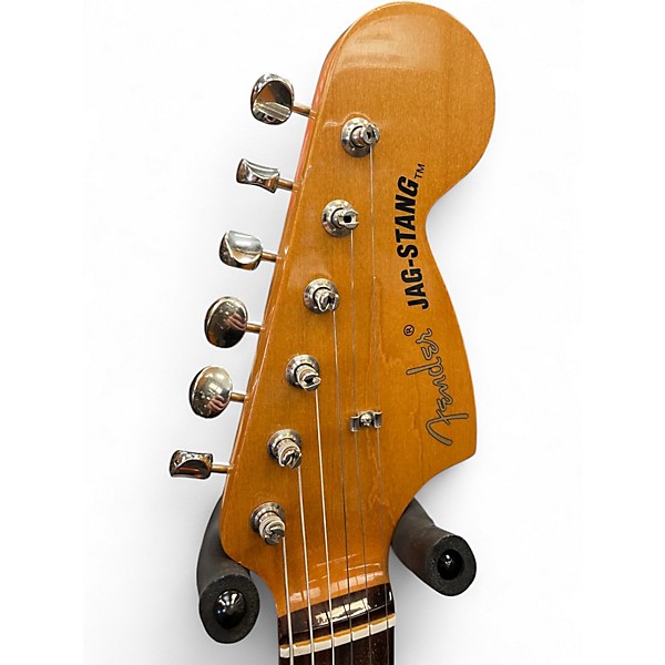 Used Fender KURT COBAIN SIGNATURE JAGSTANG Fiesta Red Solid Body Electric Guitar