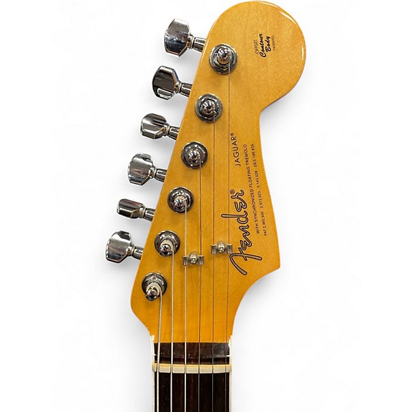 Used Fender Kurt Cobain Signature Jaguar 3 Color Sunburst Solid Body Electric Guitar