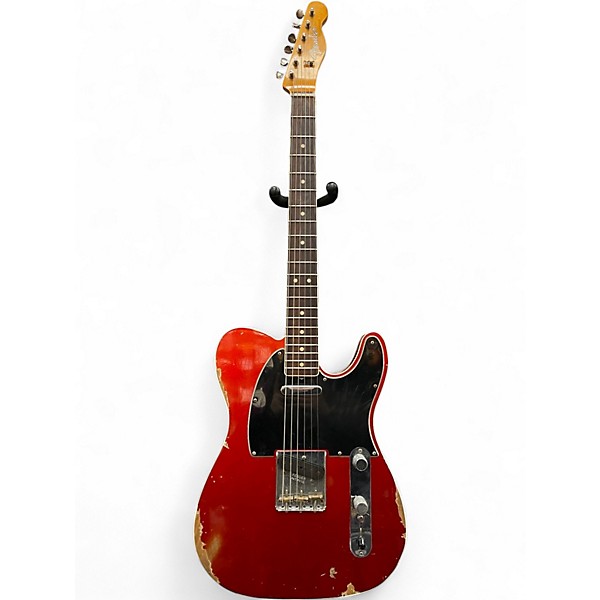Used Fender Custom Shop 1963 Heavy Relic Telecaster Candy Apple Red Solid Body Electric Guitar