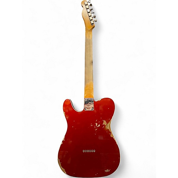 Used Fender Custom Shop 1963 Heavy Relic Telecaster Candy Apple Red Solid Body Electric Guitar