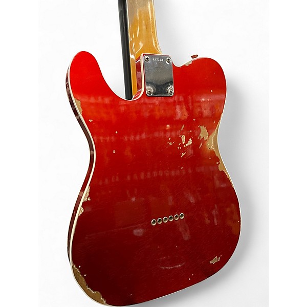 Used Fender Custom Shop 1963 Heavy Relic Telecaster Candy Apple Red Solid Body Electric Guitar