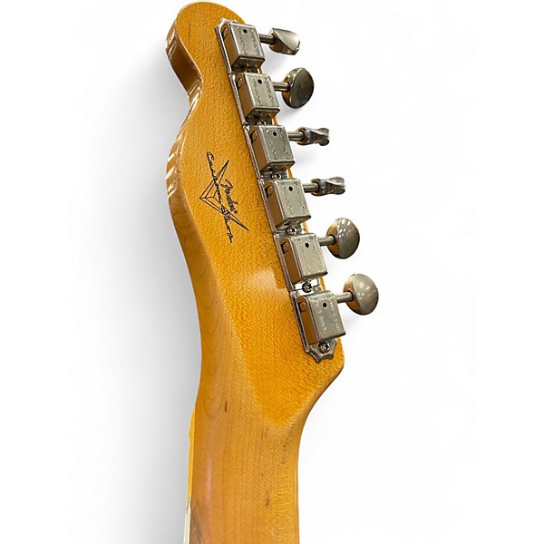 Used Fender Custom Shop 1963 Heavy Relic Telecaster Candy Apple Red Solid Body Electric Guitar