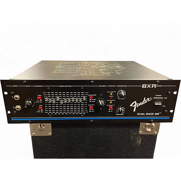 Used Fender BXR Series 400 Dual Bass Amp Head