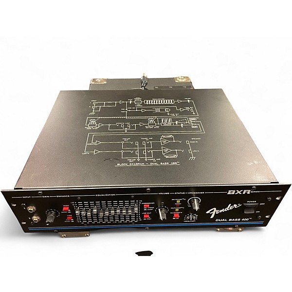 Used Fender BXR Series 400 Dual Bass Amp Head