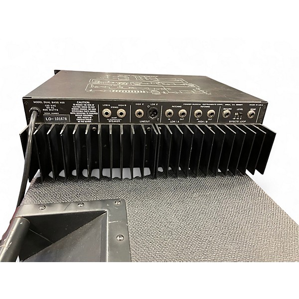 Used Fender BXR Series 400 Dual Bass Amp Head