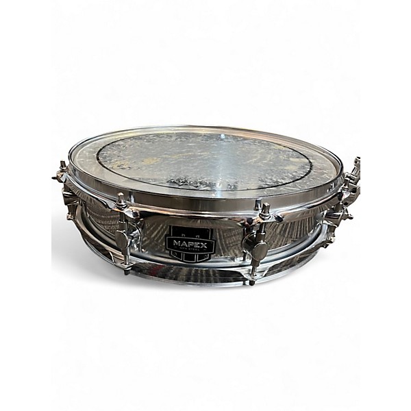 Used Mapex 14in MPX Steel Piccolo Snare Chrome Silver Drum