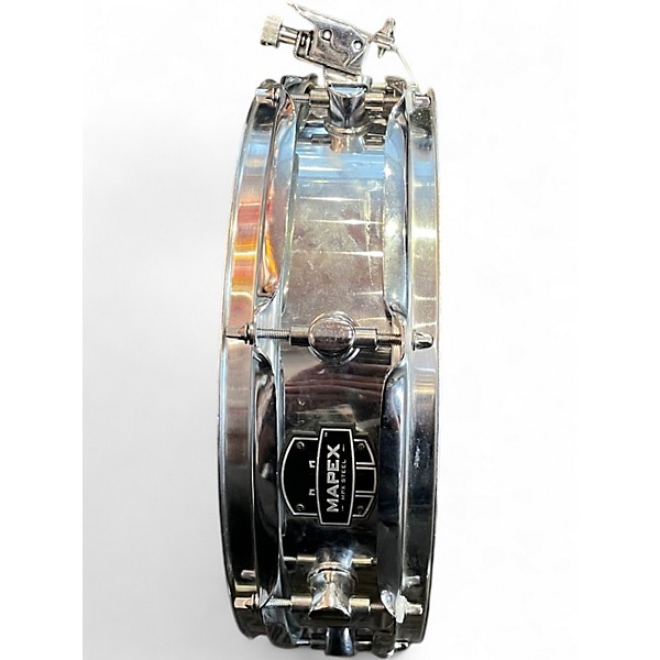 Used Mapex 14in MPX Steel Piccolo Snare Chrome Silver Drum