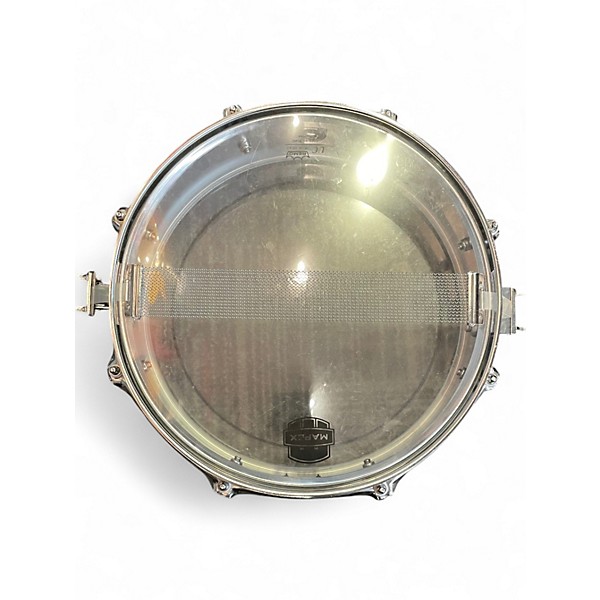 Used Mapex 14in MPX Steel Piccolo Snare Chrome Silver Drum