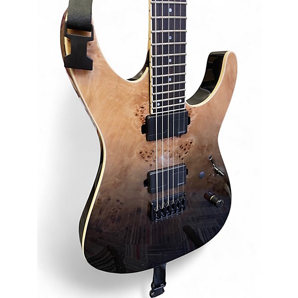 Used ESP M1000HT BLACK FADE Solid Body Electric Guitar