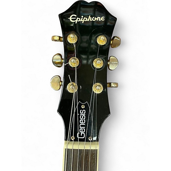 Used Epiphone Genesis Deluxe Pro Wine Red Solid Body Electric Guitar