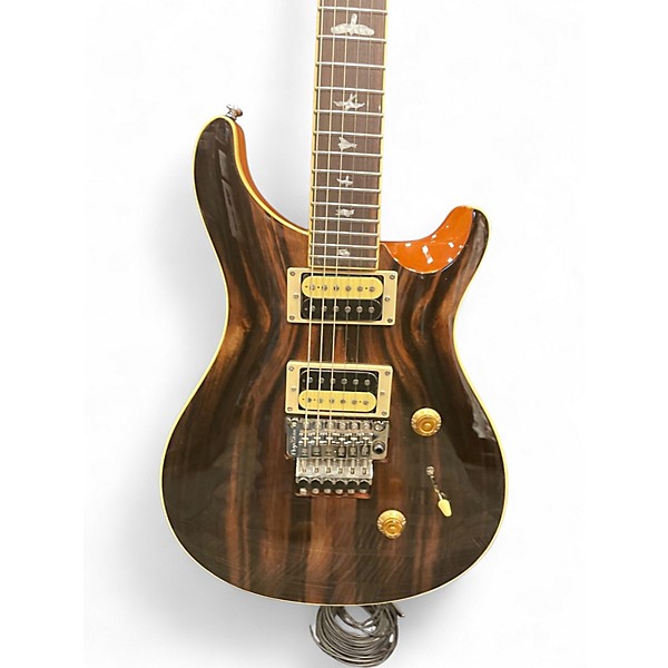 Used PRS SE Custom 24 Floyd Natural Solid Body Electric Guitar