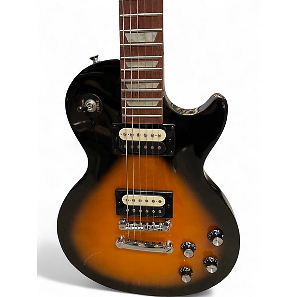 Used 2021 Epiphone Les Paul 100 Bolt On Sunburst Solid Body Electric Guitar