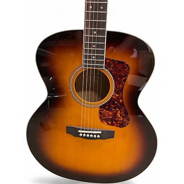 Used Guild F250E DELUXE Antique Sunburst Acoustic Electric Guitar