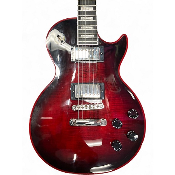 Used Epiphone Les Paul Custom Widow Red Burst Solid Body Electric Guitar