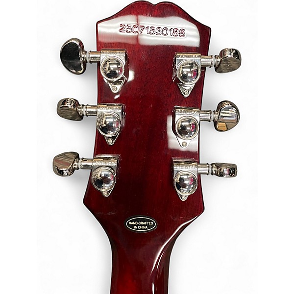 Used Epiphone Les Paul Custom Widow Red Burst Solid Body Electric Guitar