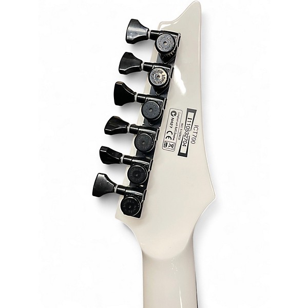 Used Ibanez Iceman ict700 Snow White Solid Body Electric Guitar