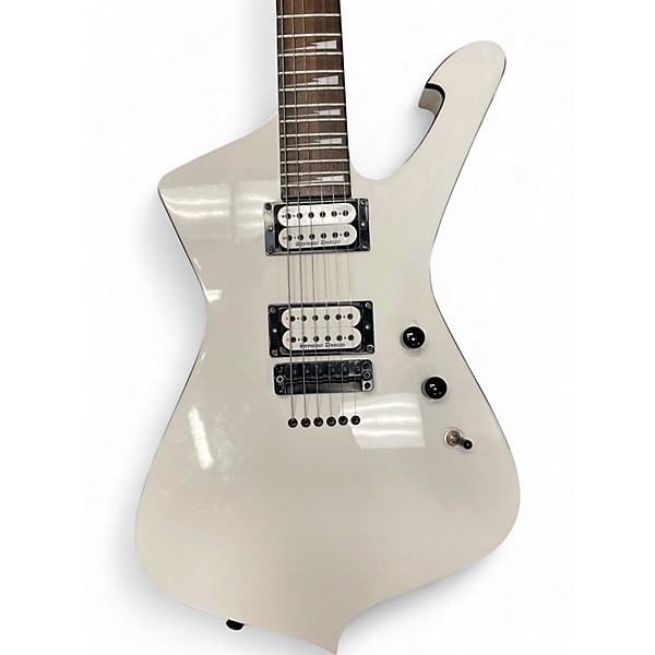 Used Ibanez Iceman ict700 Snow White Solid Body Electric Guitar