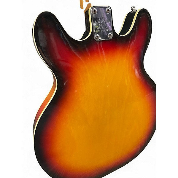 Used Aria 5102T Tobacco Burst Hollow Body Electric Guitar