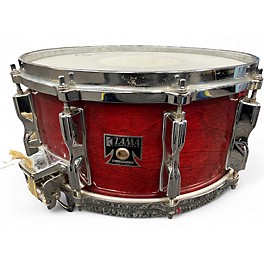 Used TAMA 14X6.5 Superstar Snare CHERRY WINE Drum