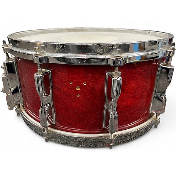 Used TAMA 14X6.5 Superstar Snare CHERRY WINE Drum