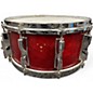 Used TAMA 14X6.5 Superstar Snare CHERRY WINE Drum