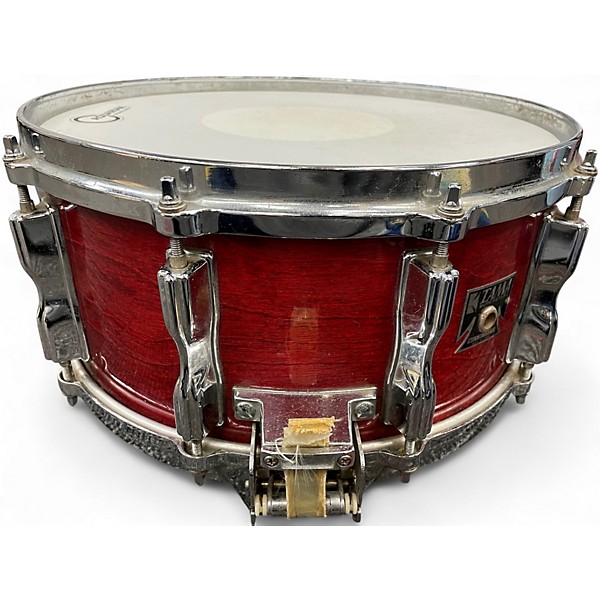 Used TAMA 14X6.5 Superstar Snare CHERRY WINE Drum