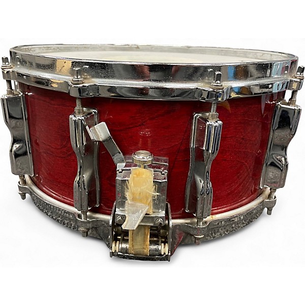 Used TAMA 14X6.5 Superstar Snare CHERRY WINE Drum