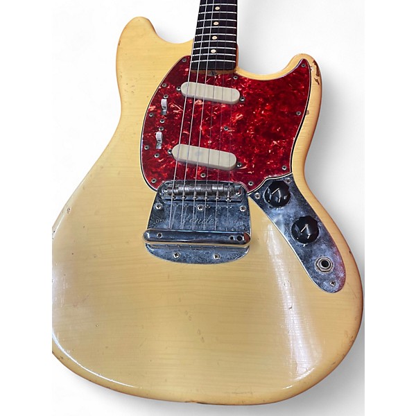 Vintage 1964 Fender MUSTANG WHITE Solid Body Electric Guitar