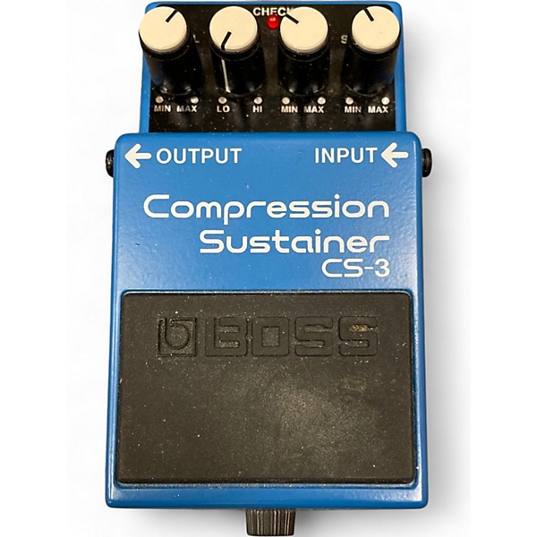 Used BOSS CS3 Compressor Sustainer Effect Pedal