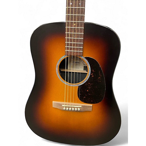 Used Martin DX2 2 Color Sunburst Acoustic Electric Guitar