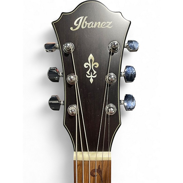 Used Ibanez ae275bt Natural Acoustic Electric Guitar