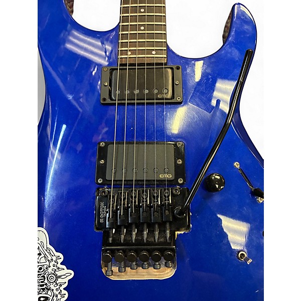 Used Fernandes REVOLVER Blue Solid Body Electric Guitar